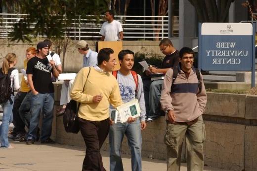 Students Walk to Class